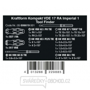 Wera 006619 Rukoväť s račňou Kraftform Kompakt VDE 17 RA Imperial 1 a vymeniteľnými čepeľami (sada 17 dielov) Náhľad