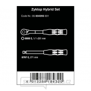 Wera 004095 Ráčna Zyklop 1/2" Zyklop Hybrid Set (Sada 2 díly) Náhled