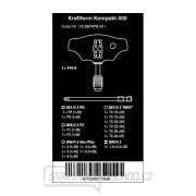 Wera 057470 Skrutkovacie bity s T-rukoväťou Kraftform Kompakt 400 (sada 17 kusov) Náhľad