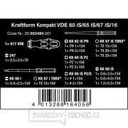 Wera 003484 Kraftform Kompakt VDE skrutkovače 60iS/65iS/67iS/16 do 1000 V (sada 16 ks) Náhľad