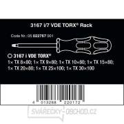 Wera 022767 Sada skrutkovačov Kraftform VDE 3167 i/7 TORX®, izolované, nerezová oceľ (7 dielov + stojan) Náhľad