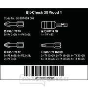 Wera 057433 Torzné bity Bit-Check 30 Wood 1 s držiakom 887/4 RR (sada 30 kusov) Náhľad