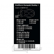 Wera 057471 Skrutkovacie bity s rukoväťou Kraftform Kompakt Stubby 1 (sada 19 kusov) Náhľad