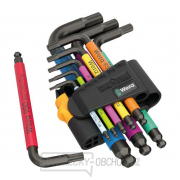 Wera 022641 Nástrčkové kľúče 950/9 Hex-Plus Multicolour Imperial 3 palce, čierna farba (sada 9 ks) Náhľad