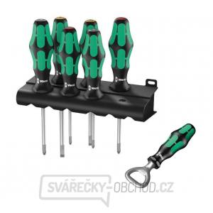 Wera 105622 Šroubováky Kraftform Plus Lasertip řada 300 typ 335/350/355/6 (Sada 6 dílů + stojánek) + Dárek Otvírák láhví Wera gallery main image