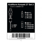 Wera 051511 Držiak bitov Kraftform Kompakt 27 Sada 2 vrátane bitov v rukoväti (sada 7 kusov) Náhľad