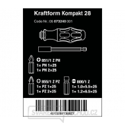 Wera 073240 Sada skrutkovačov Kraftform Kompakt KK 28 SB so šiestimi bitmi Náhľad