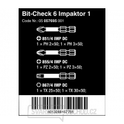 Wera 057695 Bity Bit-Check 6 Impaktor 1 (sada 6 kusov) Náhľad