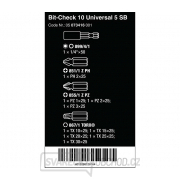 Wera 073416 Bit-Check 10 Universal 5 SB s držiakom 899/4/1 (sada 10 kusov) Náhľad