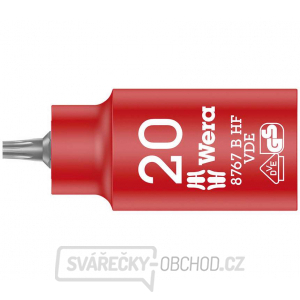 Wera 004920 Nástrčný bit 3/8" Torx TX 20 typ 8767 B VDE HF Zyklop s funkciou držania gallery main image