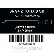 Wera 073473 Skrutkovacie bity 1/4" Torx TX 25 867/4 Z SB (3 ks) Náhľad