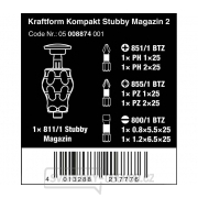 Wera 008874 Kraftform Kompakt držiak na bity so zásobníkom 2 (sada 6 kusov) Náhľad