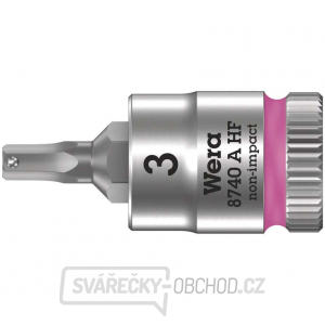 Wera 003332 Zástrčná bitová hlavice Zyklop 1/4" 6hran 3 mm typ 8740 A HF s přidržovací funkcí gallery main image