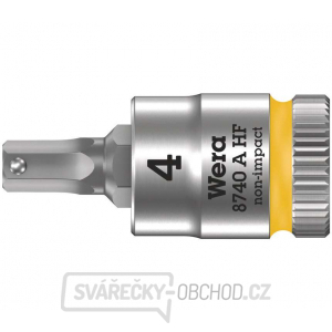 Wera 003333 Zyklop 1/4" 6-hranný 4 mm nástrčný bit typ 8740 A HF s funkciou držania gallery main image