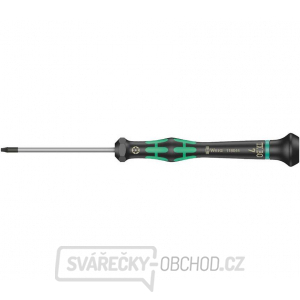 Wera 118044 TORX skrutkovač TX 7 BOx60 mm na použitie v elektronike Kraftform Micro typ 2067, s bezpečnostným kolíkom gallery main image