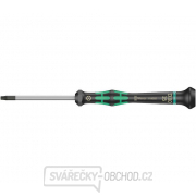 Wera 118052 TORX skrutkovač TX 15 BOx60 mm na použitie v elektronike Kraftform Micro typ 2067, s bezpečnostným kolíkom gallery main image