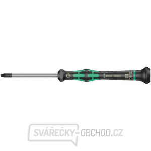 Wera 118050 TORX skrutkovač TX 10 BOx60 mm na použitie v elektronike Kraftform Micro typ 2067, s bezpečnostným kolíkom gallery main image