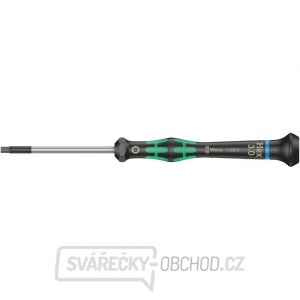 Wera 118096 Šesťhranný skrutkovač 3x60 mm s guľovou hlavou na použitie v elektronike Kraftform Micro typ 2052 gallery main image