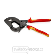 Nožnice na káble 320 mm Knipex 95 36 320 - račňa s rohom. VDE Náhľad