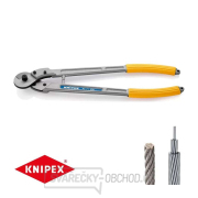 Nožnice na drôt, lano, káble a guľatinu KNIPEX 95 71 600 mm gallery main image