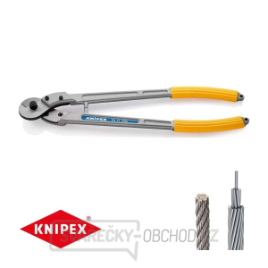 Nůžky na dráty, lana, kabely a kulatinu KNIPEX 95 71 600 mm gallery main image