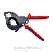 Strihač káblov 280 mm KNIPEX 95 31 280 - leštená hlava, plastové puzdrá Náhľad