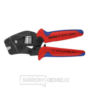 Samonastavovacie kliešte 190 mm KNIPEX 97 53 09 - na lisovanie káblových koncoviek Náhľad