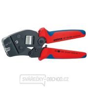 Samonastavovacie kliešte 190 mm KNIPEX 97 53 08 - na lisovanie káblových koncoviek Náhľad