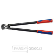 Káblové nožnice 500 mm. KNIPEX 95 12 500 - leštené, viaczložkové objímky gallery main image