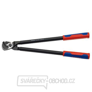 Káblové nožnice 500 mm. KNIPEX 95 12 500 - leštené, viaczložkové objímky gallery main image