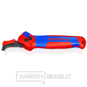 Odkrývací nôž Knipex 16 50 145 SB s vodiacou pätkou gallery main image