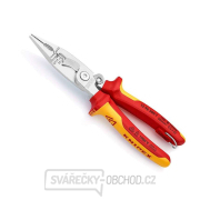 Knipex 13 96 200 T (200 mm) elektroinštalačné kliešte s upevňovacím okom gallery main image