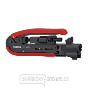 Kompresní nářadí Knipex 97 40 20 SB pro koaxiální konektory Náhled