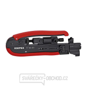 Kompresní nářadí Knipex 97 40 20 SB pro koaxiální konektory gallery main image