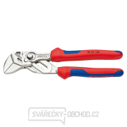 Kliešte, kliešťový kľúč 180 mm, Knipex 86 05 180 - chrómované, viaczložkové puzdrá gallery main image