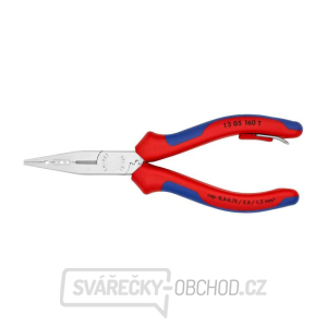 Elektroinštalačné kliešte 160 mm Knipex 13 05 160 T s upevňovacím okom gallery main image