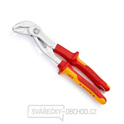 Inštalatérske kliešte VDE-Cobra 250 mm. Knipex 87 26 250 T - 1000V. Chrómované, viaczložkové objímky gallery main image