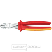 Výkonné bočné frézy 250 mm KNIPEX 74 06 250 - 1000 V. Chrómované, viaczložkové VDE puzdrá gallery main image