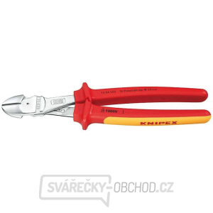 Výkonné bočné frézy 250 mm KNIPEX 74 06 250 - 1000 V. Chrómované, viaczložkové VDE puzdrá gallery main image