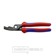 Káblové nožnice 200 mm KNIPEX 95 12 200 - leštená hlava, viaczložkové puzdrá gallery main image