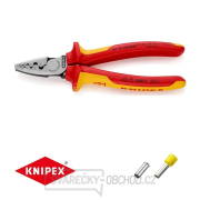 Knipex 97 78 180 T Krimpovacie kliešte na koncové otvory s upevňovacím okom VDE gallery main image