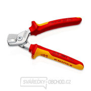 Izolované nožnice na káble s viaczložkovými puzdrami KNIPEX 160 mm VDE Náhľad