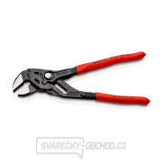 Klešťový klíč 180 mm, Knipex 86 01 180 - leštěná hlava, plastové návleky Náhled