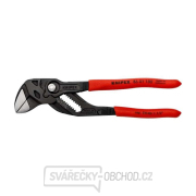 Kliešťový kľúč 180 mm, Knipex 86 01 180 - leštená hlava, plastové puzdrá gallery main image