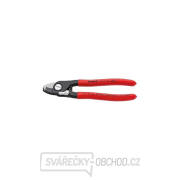 Káblové nožnice 165 mm KNIPEX 95 41 165 - tvrdené kliešte, odizolovanie s plastovými puzdrami gallery main image