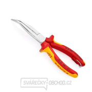 Knipex 26 26 200 T - 1000 V. Chrómované, viackomponentné objímky VDE (200 mm) gallery main image