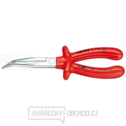 Polkruhové kliešte s čepeľami (so zobákom) 200 mm KNIPEX 26 27 200 - 1000V. Pochrómované, izolované VDE gallery main image