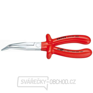 Polkruhové kliešte s čepeľami (so zobákom) 200 mm KNIPEX 26 27 200 - 1000V. Pochrómované, izolované VDE gallery main image