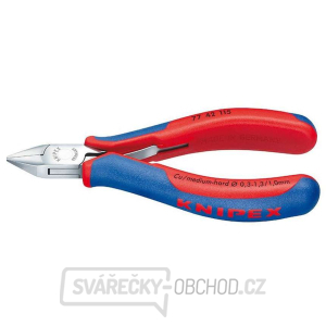 Bočné frézy pre elektroniku 130 mm KNIPEX 77 42 130 - leštená hlava, viaczložkové puzdrá gallery main image