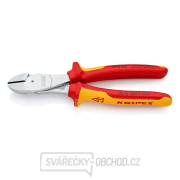 Výkonné bočné frézy 200 mm KNIPEX 74 06 200 - 1000 V. Chrómované, viaczložkové VDE puzdrá gallery main image